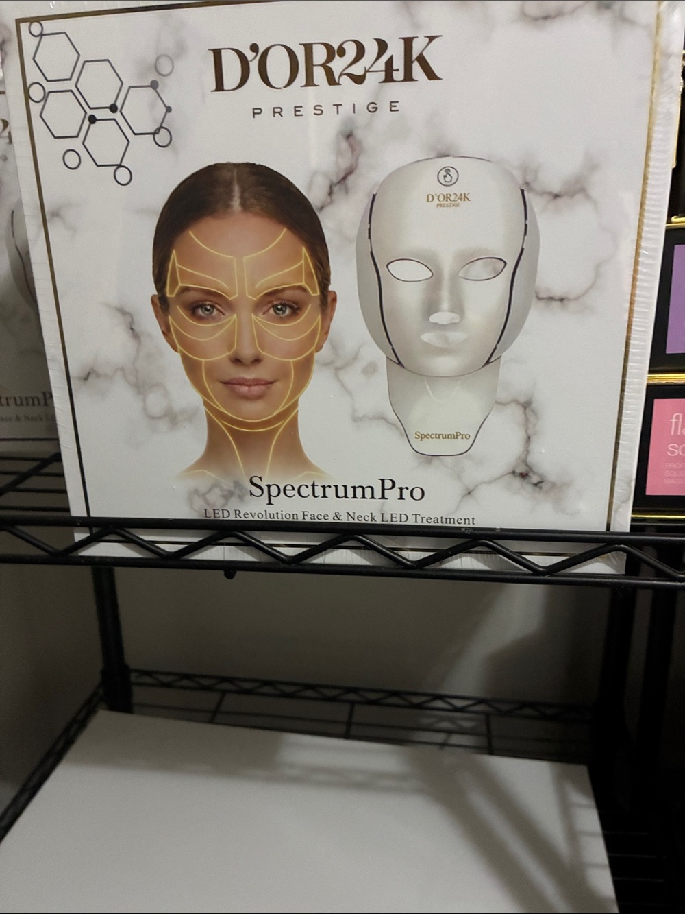 D'OR24K SpectrumPro White LED Face & Neck Treatment Mask